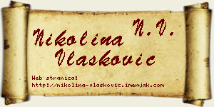 Nikolina Vlašković vizit kartica